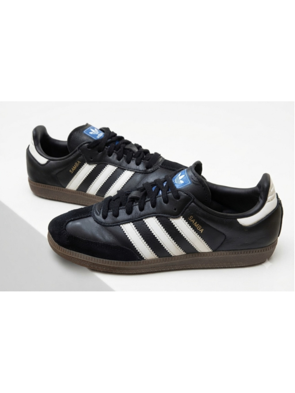 ADIDAS Originals Samba OG Black White Gum B75807 Kid's shoes size 4Y
